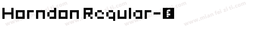Horndon Regular字体转换